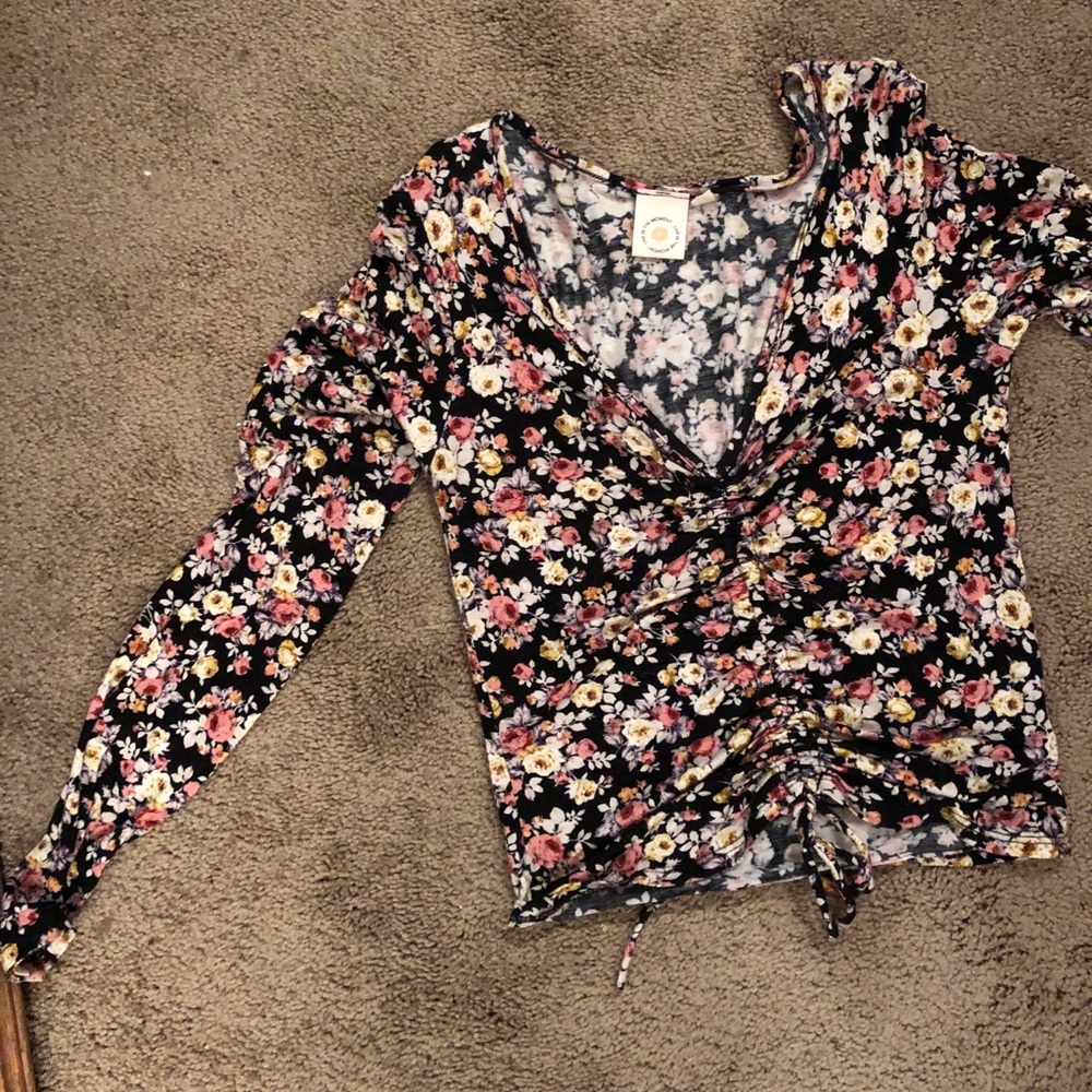 Crop top long sleeve